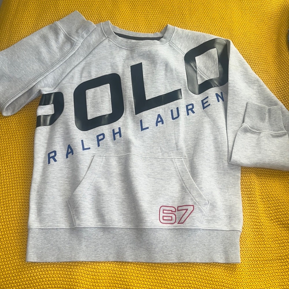 Kids polo sweatshirt